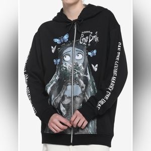 Corpse Bride Moths Girls Hoodie